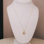 10K Yellow Gold & CZ Honeycomb NecklaceZPL - Fine LineNECKLACES