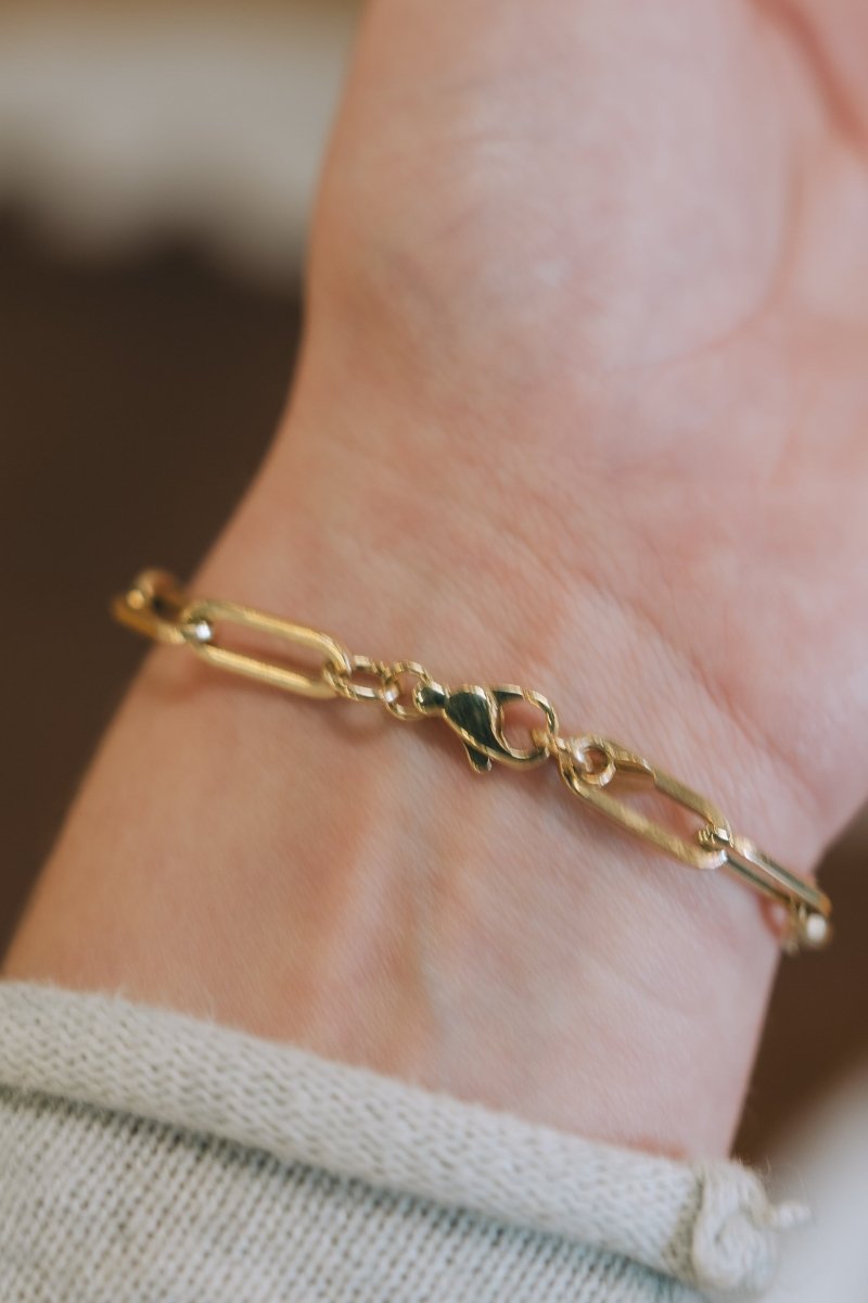 14K Gold Link Chain BraceletZiabirdBracelet