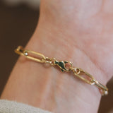 14K Gold Link Chain BraceletZiabirdBracelet