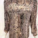 Redeux - Silky Snake Print Blouse