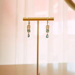 #4244 - C - Ear - G Natural Zircon/Grandidierite/London Topaz EarringsMichelle PresslerEARRINGS