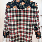 Redeux - R13 Plaid with Floral Blouse