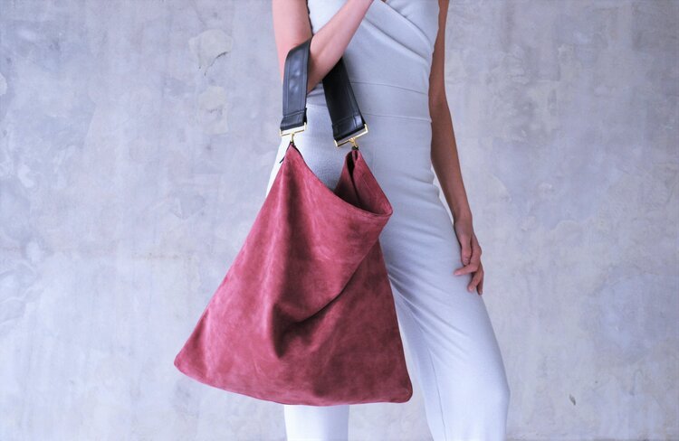 Akathi Soft Bag in RosewoodAna KoutsiBAGS