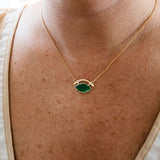 Amelia Necklace in EmeraldLouise HendricksNECKLACES