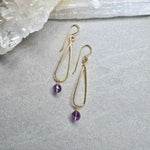 Amethyst Hoops #1542James & JezebelleEARRINGS