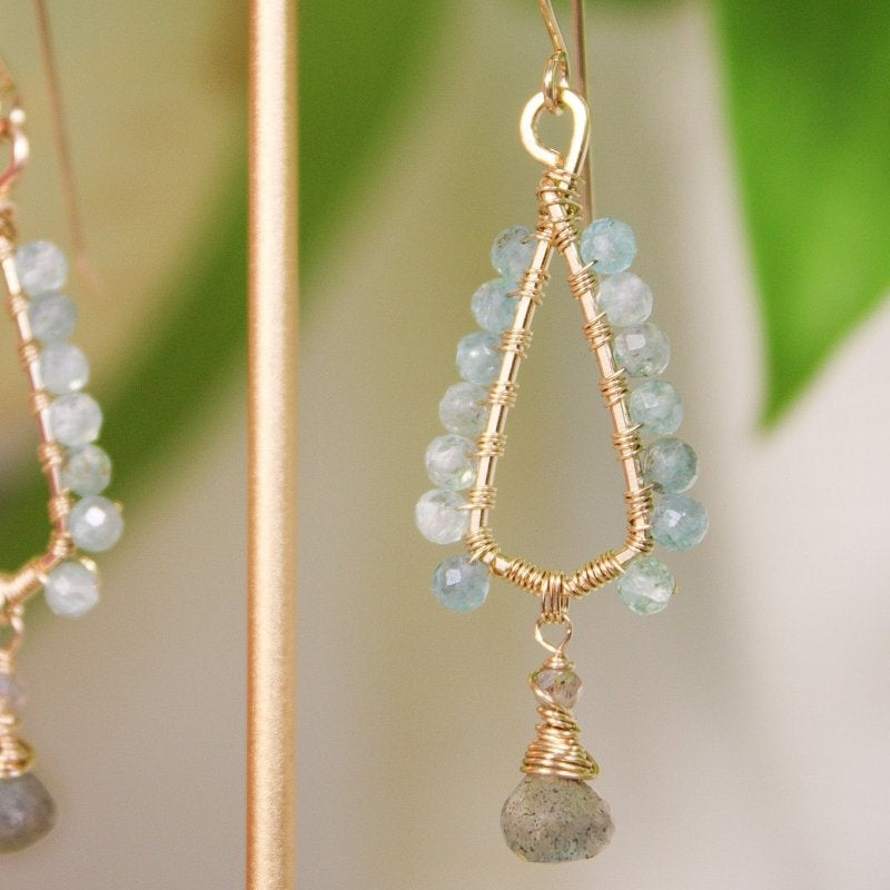 Apatite & Labradorite #1526James & JezebelleEARRINGS