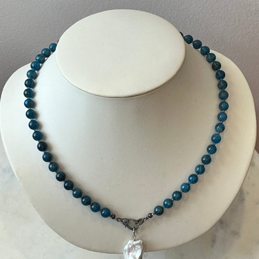 Apatite Round Gemstones Short NecklaceBeth ZinkNECKLACES