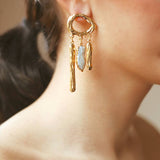 Athena Earrings - Golden GlamourChakarr JewelryEARRINGS