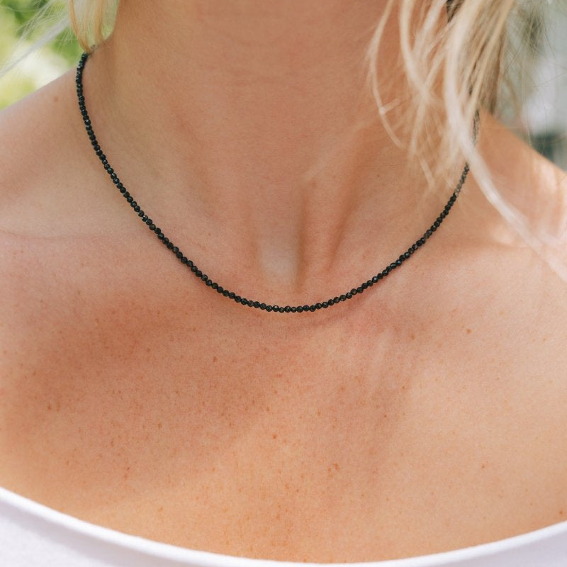 Black Spinel NecklaceZiabird Private LabelNECKLACES