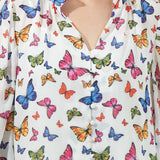 Butterfly Long Sleeve Blouse