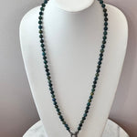 Chrysocolla Round Gemstones Long NecklaceBeth ZinkNECKLACES