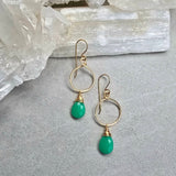 Chrysoprase Hoops #1543James & JezebelleEARRINGS