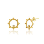 CIRCLE STUD EARRINGSChakarr JewelryEARRINGS