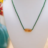 Citrine & Tsavorite NecklaceZiabirdNecklace