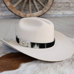 Cowhide Hat Band - Black & WhiteWillow Lane Hat Co.Hat Band