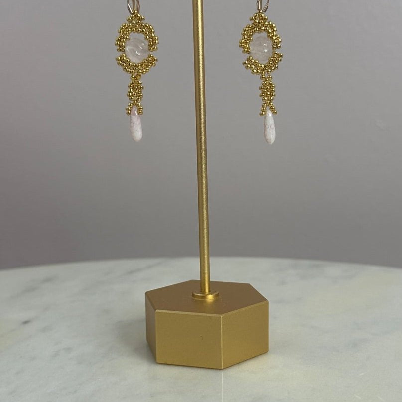 Debra Pyatt - Gold Beaded EarringsDebra PyeattEARRINGS