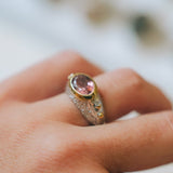 Duo Metal Pink Tourmaline RingNasipRINGS