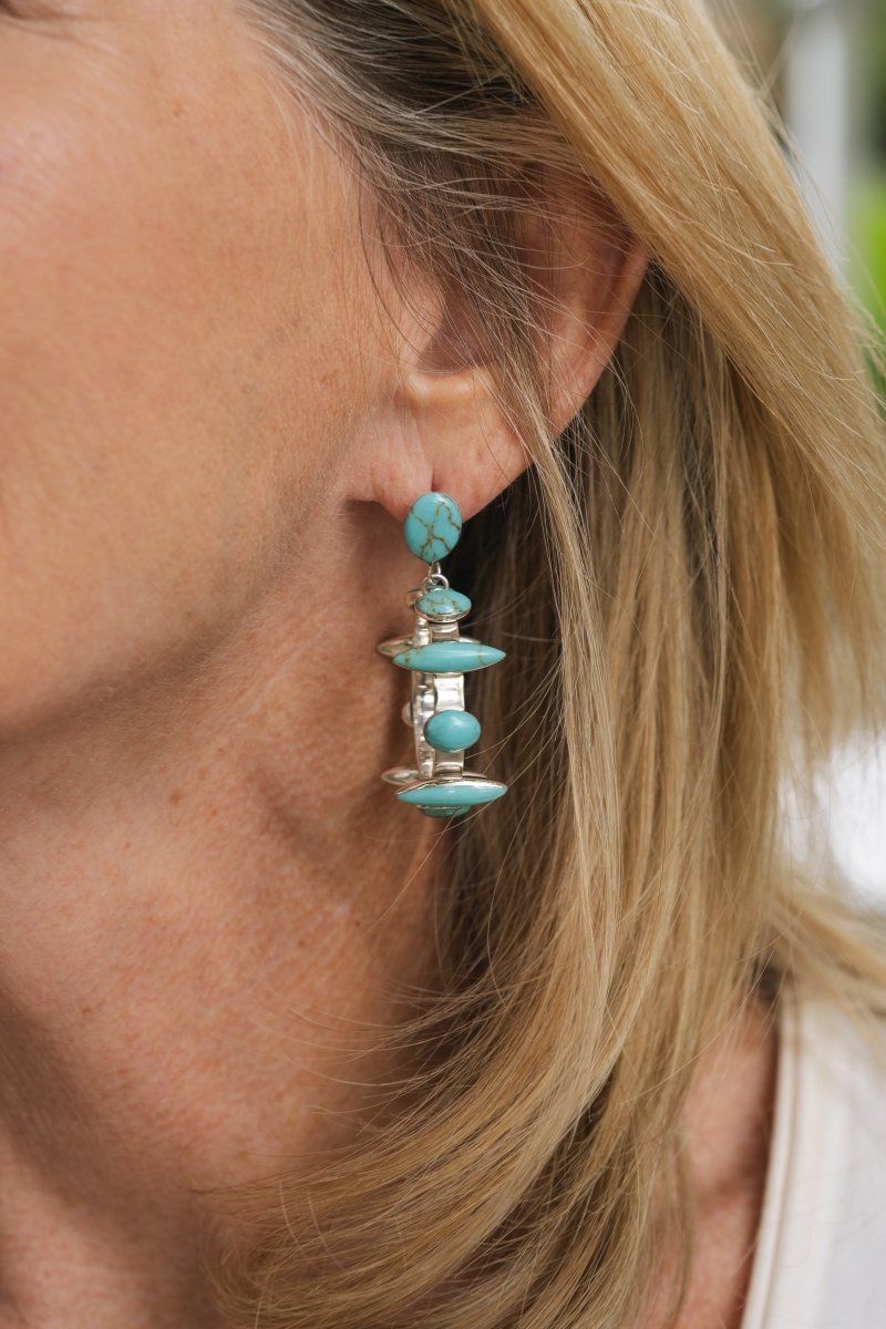 Earrings - Turquoise CirclesRare FindsEARRINGS