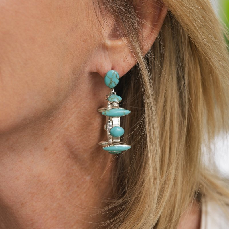 Earrings - Turquoise CirclesRare FindsEARRINGS