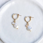 Freshwater Pearl Hoop EarringsMAHKAEARRINGS