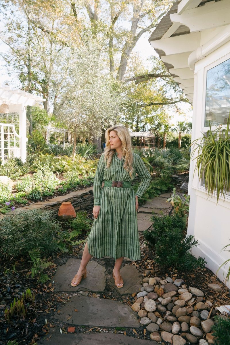 Gorgeous Green Stripe DressSpa EssentialsDRESS