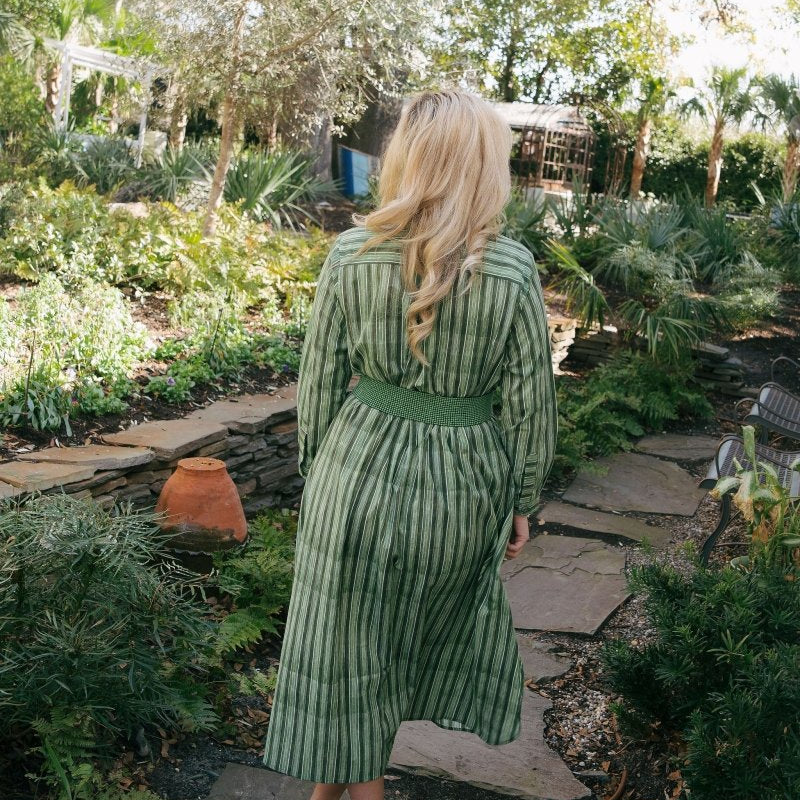 Gorgeous Green Stripe DressSpa EssentialsDRESS