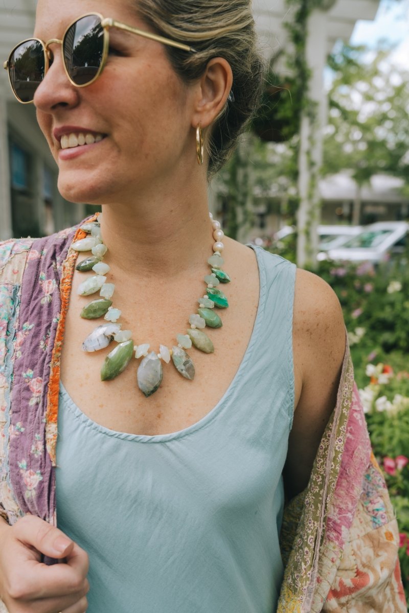 Green Opal Statement NecklaceBeth ZinkNecklace