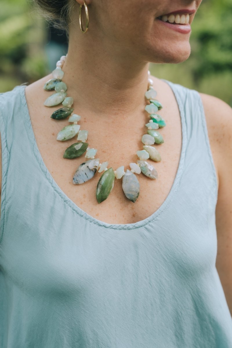 Green Opal Statement NecklaceBeth ZinkNecklace