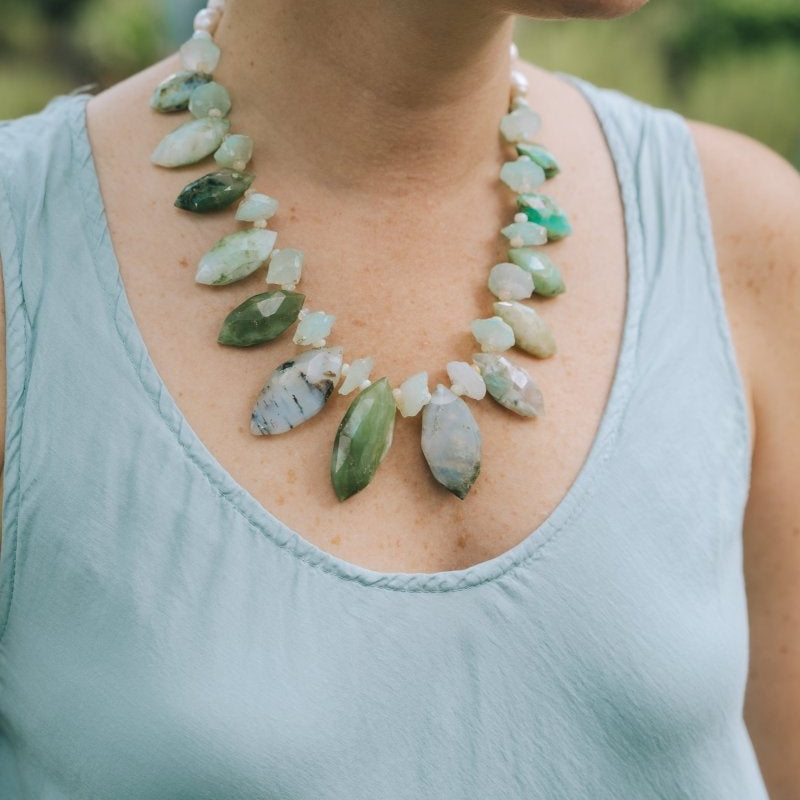 Green Opal Statement NecklaceBeth ZinkNecklace