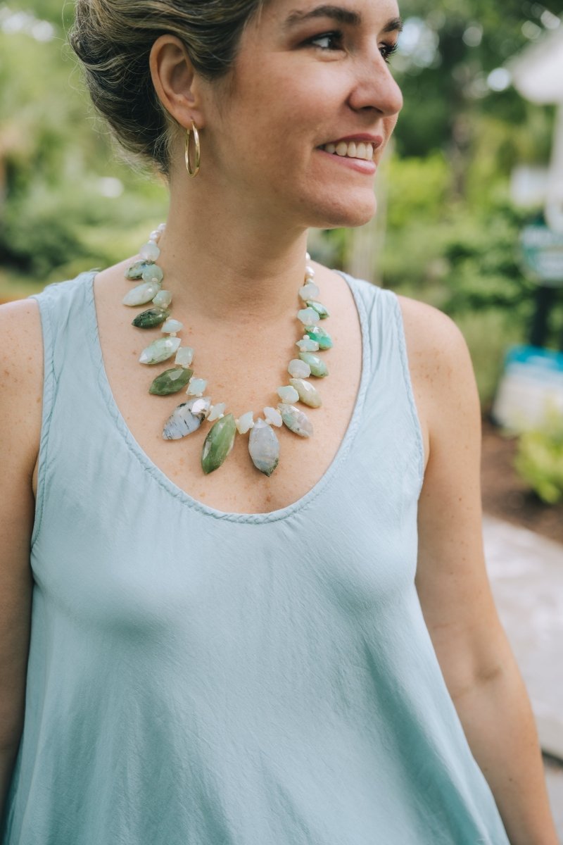 Green Opal Statement NecklaceBeth ZinkNecklace