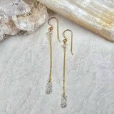 Herkimer Diamond Drop Gold #1531James & JezebelleEARRINGS