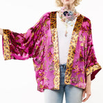 Holiday Jewels Kimono : Fuchsia / One SizeArattaKimono