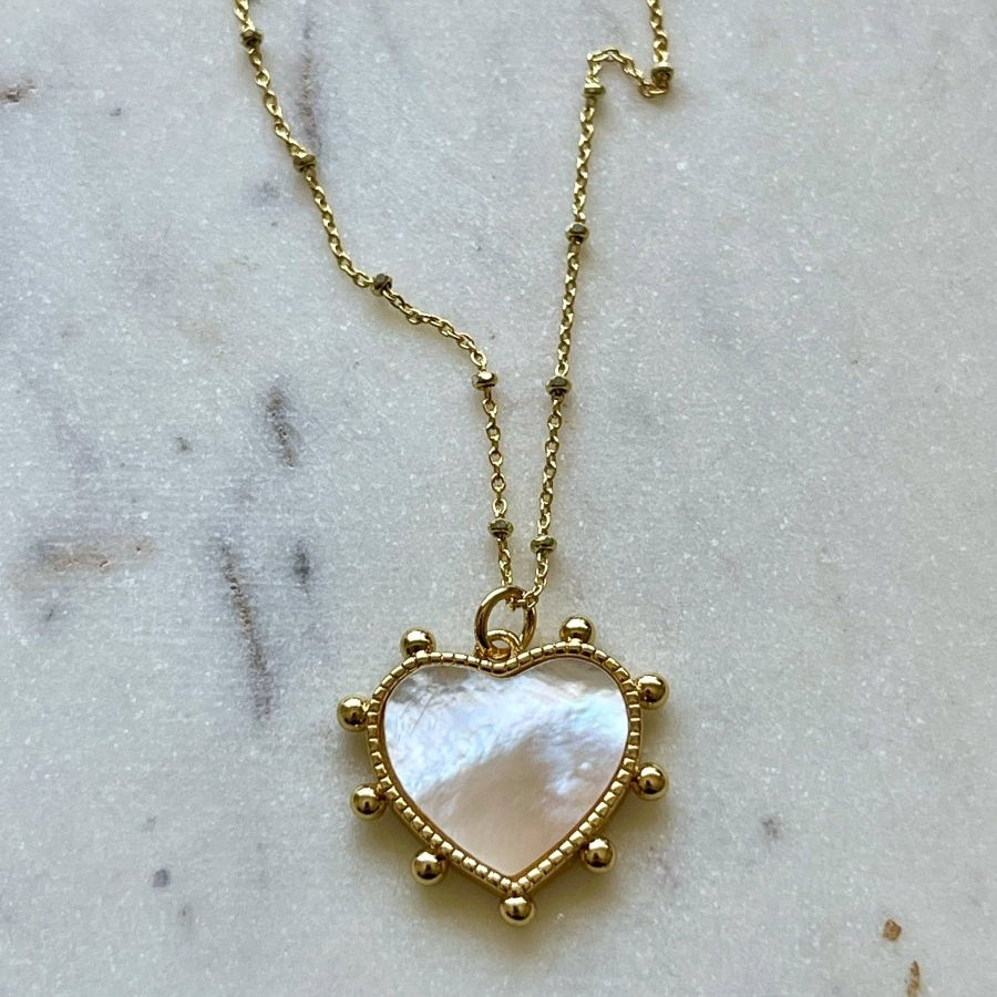 Karitas Shell Heart NecklaceJessica Matrasko JewelryNECKLACES