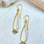 Labradorite Hoop Small Gold #1534James & JezebelleEARRINGS