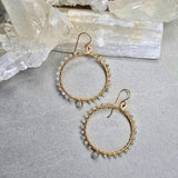 Labradorite Hoops - Full Wrap #1556James & JezebelleEARRINGS