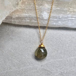 Labradorite - Single Stone Necklace #8133James & JezebelleNECKLACES