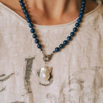 Lapis Lazuli Round Gemstones Short NecklaceBeth ZinkNECKLACES