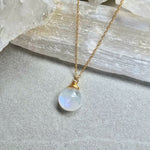 Moonstone - Single Stone #8132James & JezebelleNECKLACES