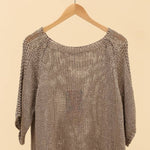 Open Weave Cotton Sweater in Molela maison des fibres naturellesSWEATER