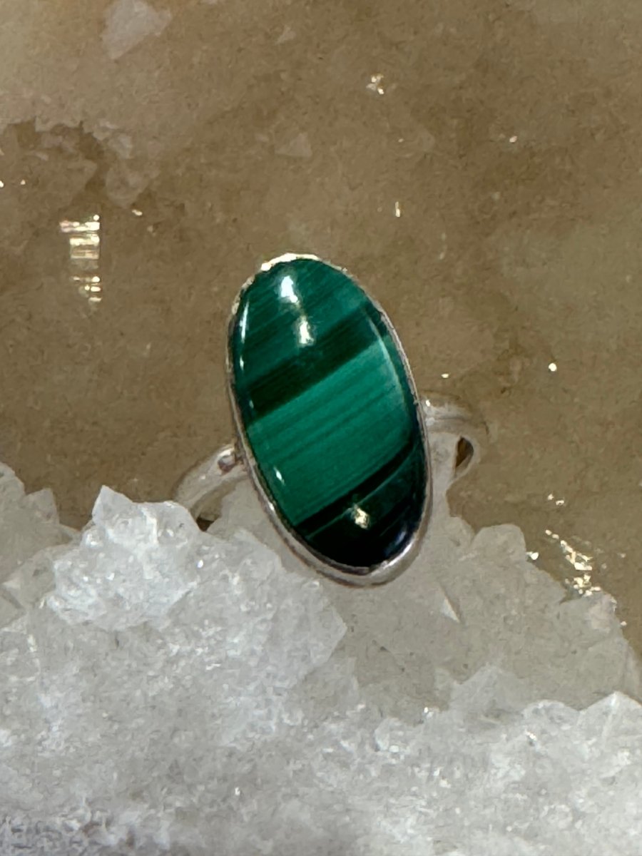 Oval Malachite RingJinjaRINGS