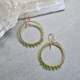 Peridot Hoops - Full Wrap #1554James & JezebelleEARRINGS