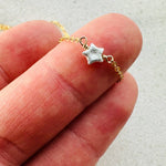 Pixie Star Necklace - 14k Gold Fill & Fine Silver: 16"Notions of LovelyNECKLACES