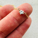 Pixie Star Necklace - 14k Gold Fill & Fine Silver: 16"Notions of LovelyNECKLACES