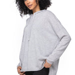 Quinn Washable Cashmere Hoodie in Whisper GreySubtle LuxurySWEATER