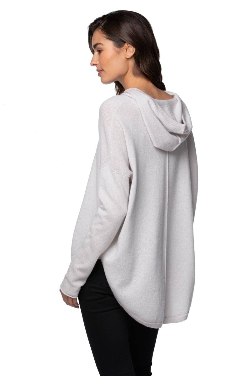 Quinn Washable Cashmere Hoodie in Whisper GreySubtle LuxurySWEATER