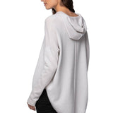 Quinn Washable Cashmere Hoodie in Whisper GreySubtle LuxurySWEATER