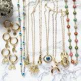 Rafa Necklace Hamsa, Evil Eye NecklaceJessica Matrasko Jewelry