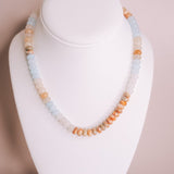 Rowan Necklace- Light Blue/ PeachJessica MatraskoNecklace