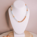 Rowan Necklace- Light Blue/ PeachJessica MatraskoNecklace