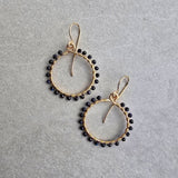 Sapphire Small Wrapped Hoops #1519James & JezebelleEARRINGS